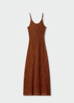 Robe Longue Maille Ajourée 15 Robe Longue Maille Ajourée -New Trendy Shop 57050250 30 B