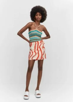 Jupe Imprimée Lin -New Trendy Shop 57050266 05 99999999 01