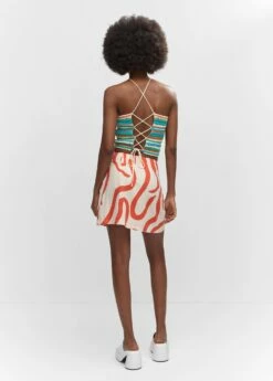 Jupe Imprimée Lin -New Trendy Shop 57050266 05 R