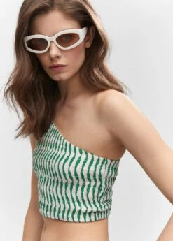 Top Asymétrique Froncé -New Trendy Shop 57050267 43 D1