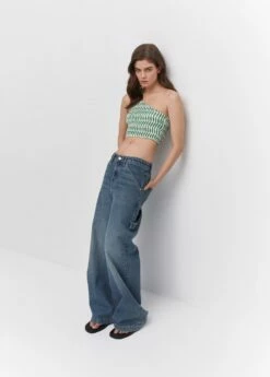 Top Asymétrique Froncé -New Trendy Shop 57050267 43 D2