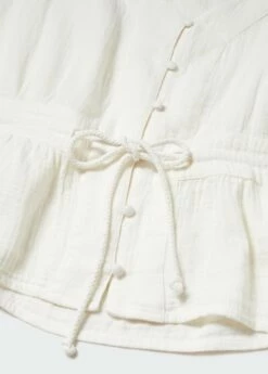 Blouse Texturée Nœud 14 Blouse Texturée Nœud -New Trendy Shop 57050283 02 D8