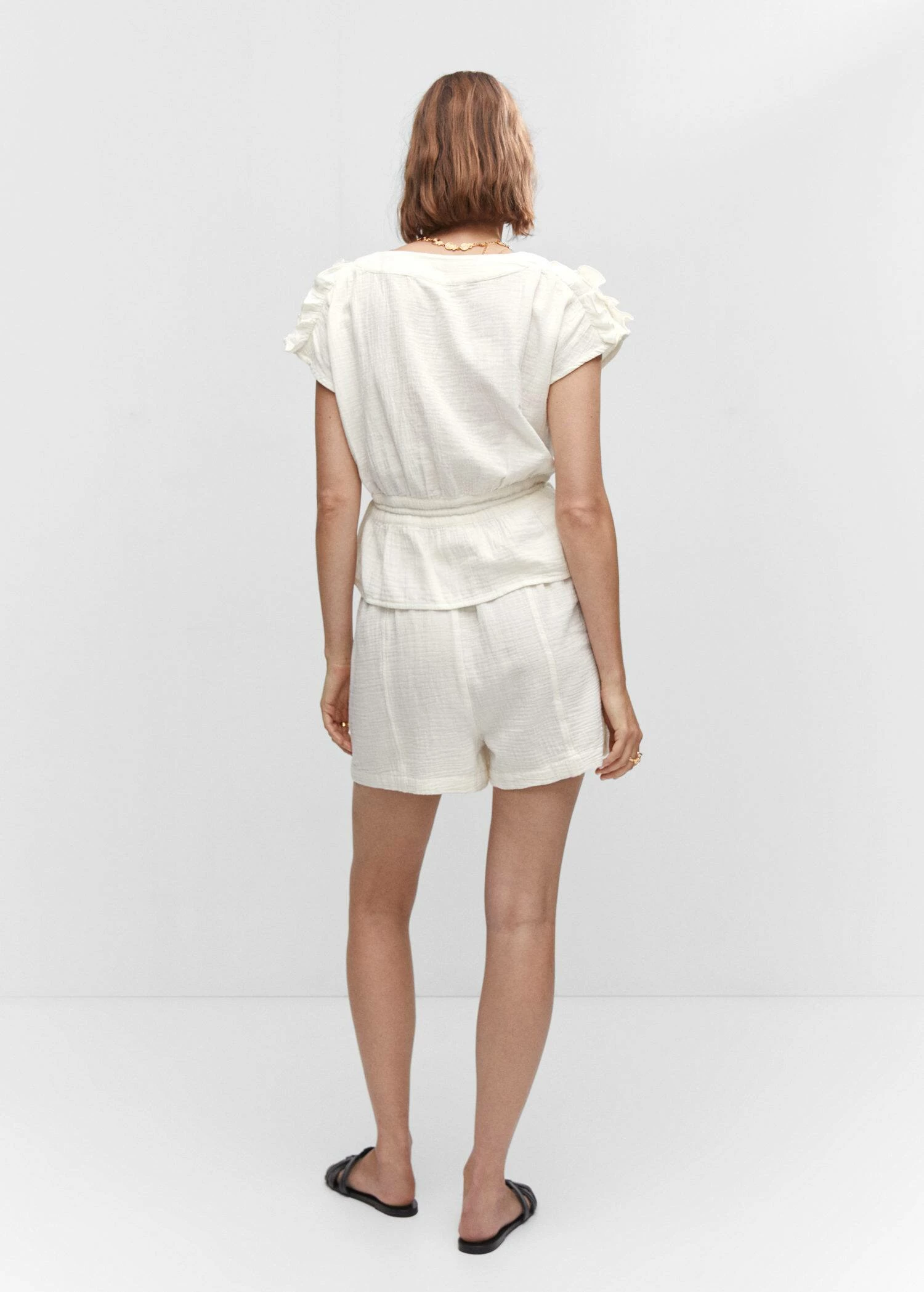 Blouse Texturée Nœud 3 Blouse Texturée Nœud – Image 3