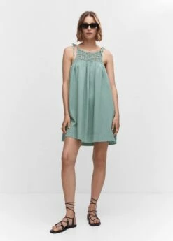 Robe Empiècements Crochet 8 Robe Empiècements Crochet -New Trendy Shop 57050284 43 99999999 01