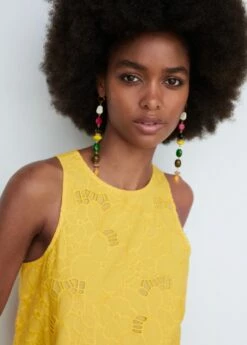 Robe Coton Détails Ajourés -New Trendy Shop 57050301 12 D1