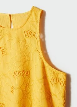 Robe Coton Détails Ajourés -New Trendy Shop 57050301 12 D8