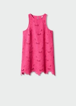 Robe Coton Détails Ajourés -New Trendy Shop 57050301 88 B