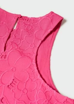 Robe Coton Détails Ajourés -New Trendy Shop 57050301 88 D8