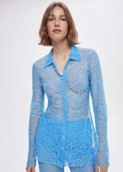 Chemise Guipure Nœuds