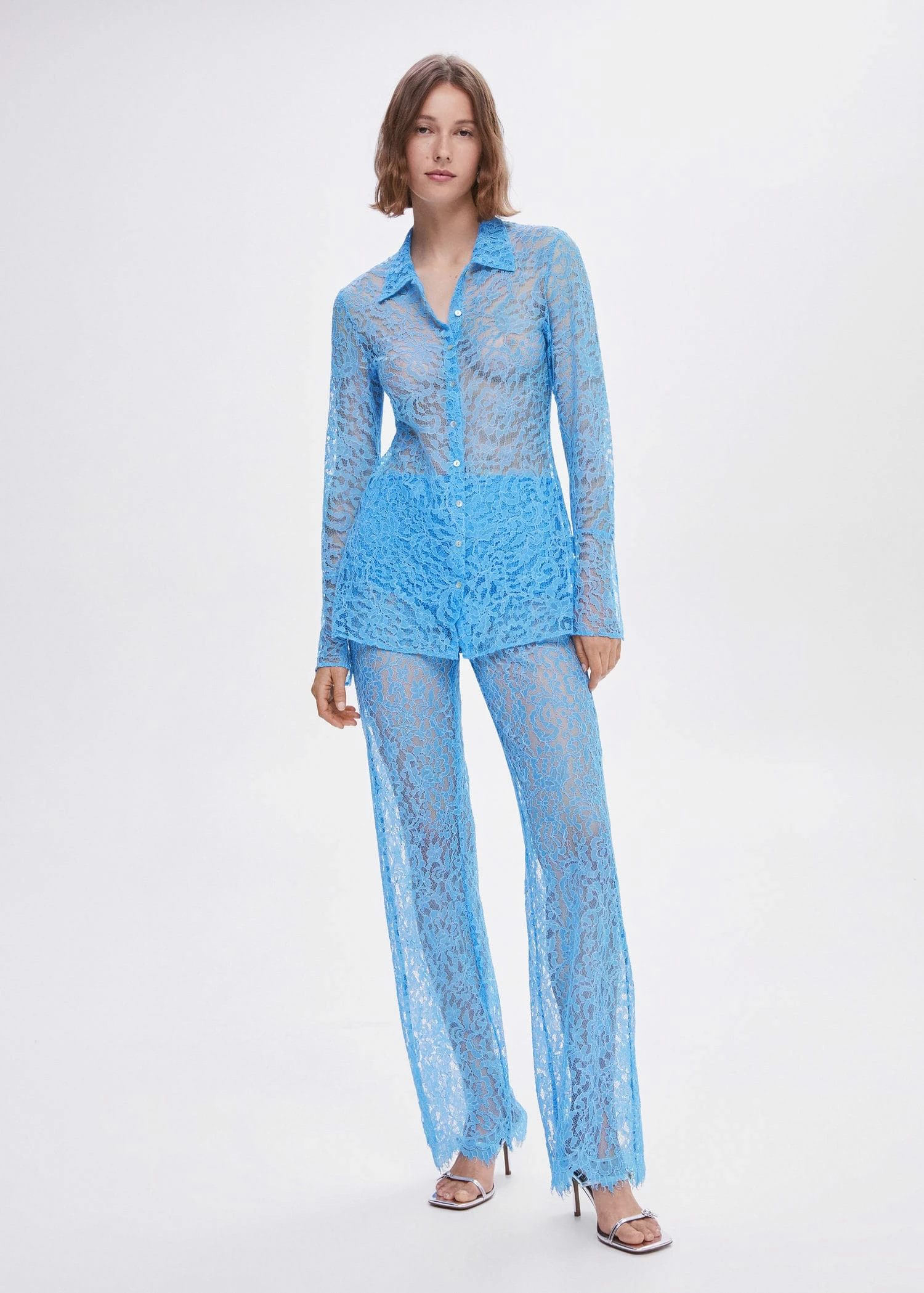 Chemise Guipure Nœuds 2 Chemise Guipure Nœuds – Image 2