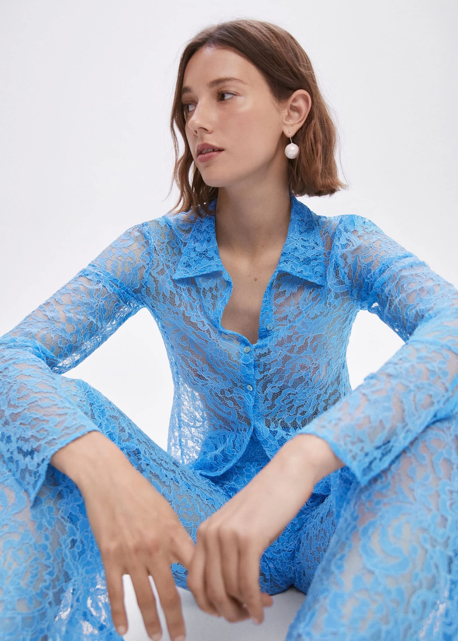 Chemise Guipure Nœuds 5 Chemise Guipure Nœuds – Image 5