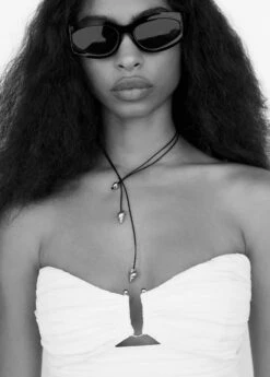 Robe Drapée Détail Métallique 10 Robe Drapée Détail Métallique -New Trendy Shop 57050484 02 D1