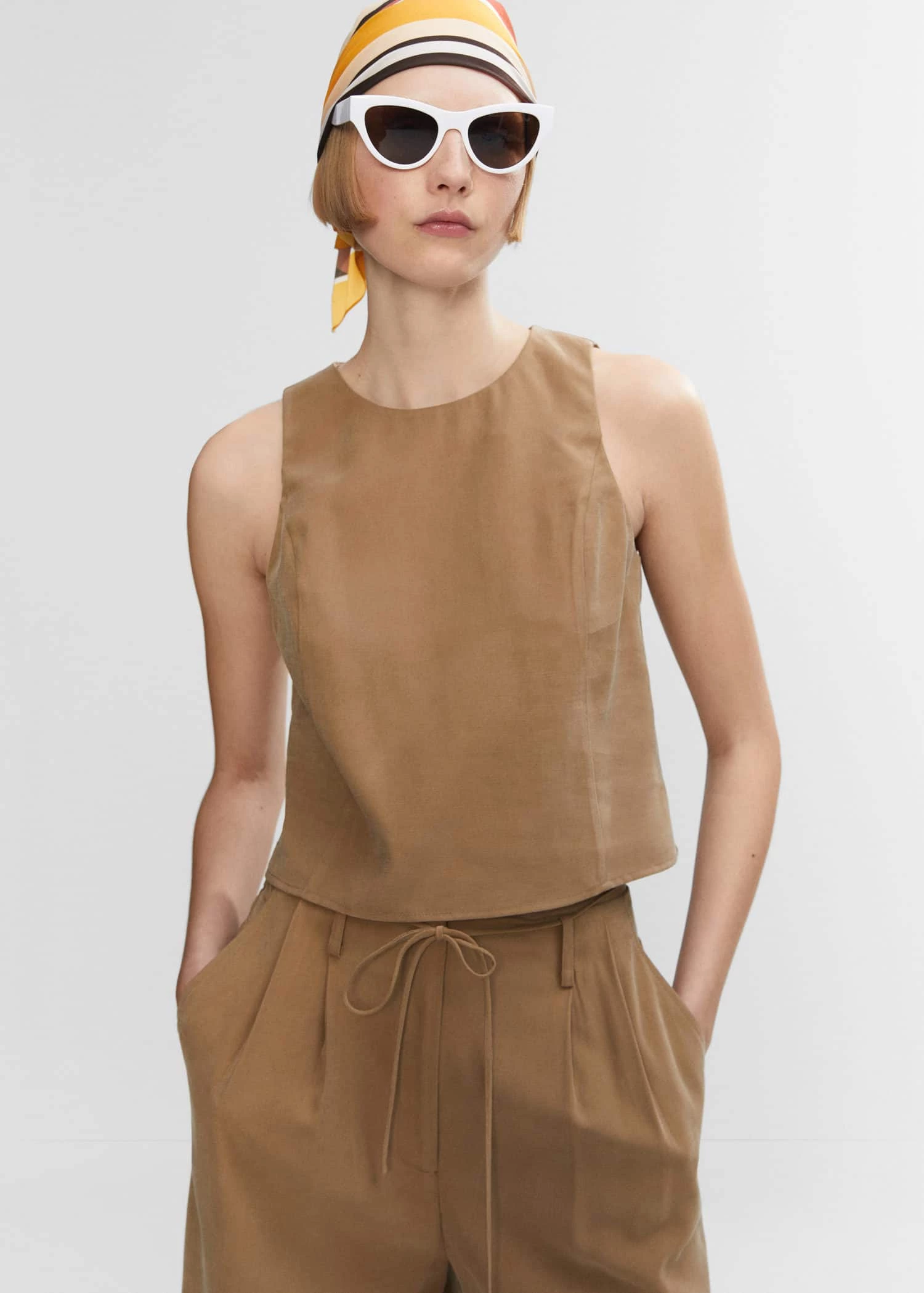 Crop Top Bretelles Larges 7 Crop Top Bretelles Larges – Image 7