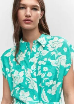 Combinaison En Imprimé Fleuri Nœud -New Trendy Shop 57052882 46 D1