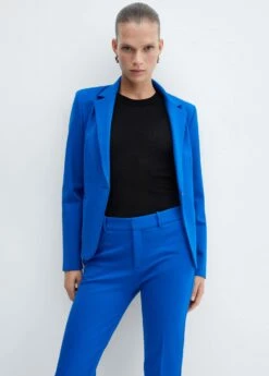 Pantalon Droit Maille Point De Rome -New Trendy Shop 57052883 52 D1