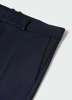 Pantalon Droit Maille Point De Rome -New Trendy Shop 57052883 69 D8