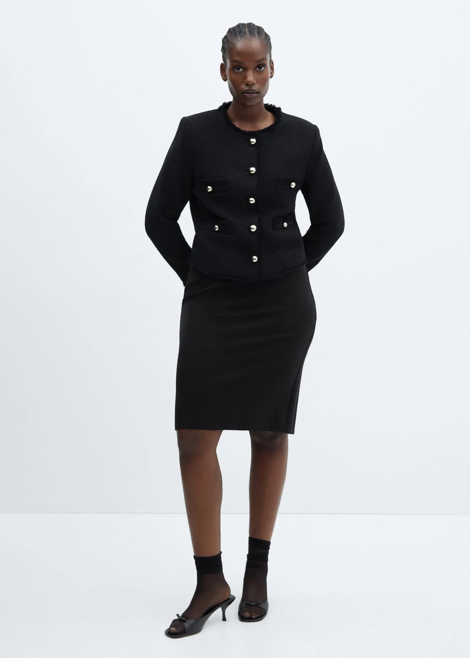 Jupe Crayon Fendue 6 Jupe Crayon Fendue – Image 6