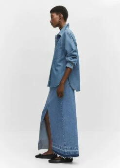 Chemise Jean Poche -New Trendy Shop 57053807 TM D6