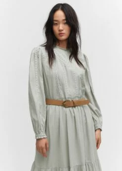 New Trendy Shop 42 Robe Longue Détail Dentelle