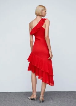 Robe Asymétrique Volants -New Trendy Shop 57053814 70 R