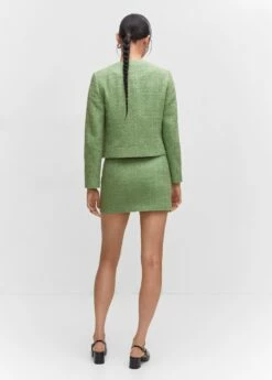 Veste Tweed Boutons Bijoux 11 Veste Tweed Boutons Bijoux -New Trendy Shop 57053818 40 R