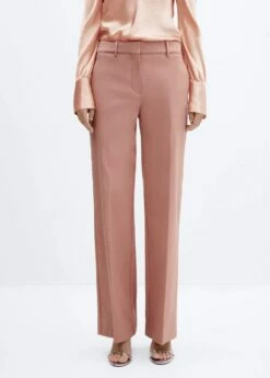 Pantalon Droit Taille Haute