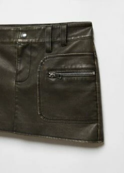 Jupe Similicuir Effet Usé -New Trendy Shop 57054406 99 D8