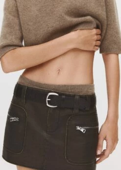 Jupe Similicuir Effet Usé -New Trendy Shop 57054406 99 D9