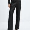 Pantalon Taille Haute Similicuir