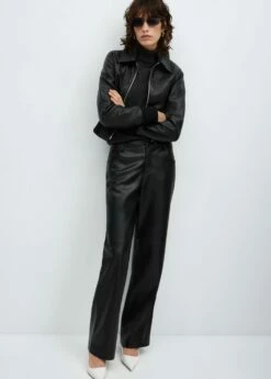 Pantalon Taille Haute Similicuir 15 Pantalon Taille Haute Similicuir -New Trendy Shop 57054407 99 D2