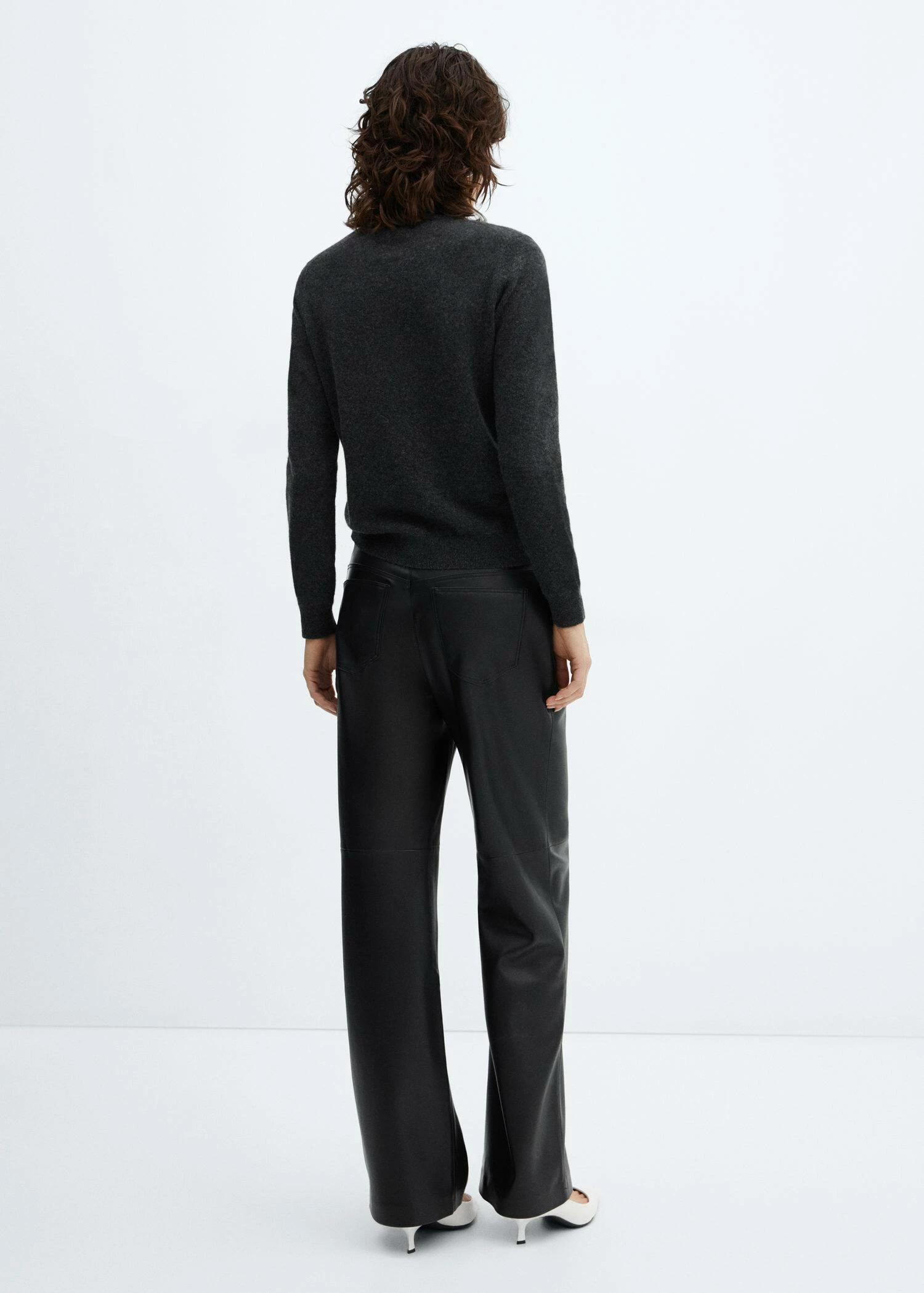 Pantalon Taille Haute Similicuir 3 Pantalon Taille Haute Similicuir – Image 3