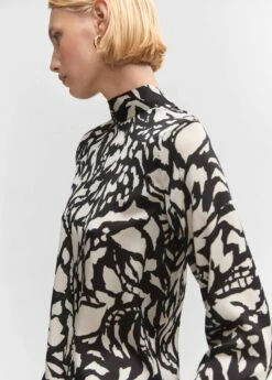 Blouse Col Montant Nœud -New Trendy Shop 57054408 99 D1