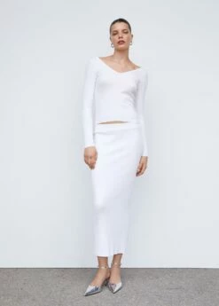 Jupe Crayon En Maille -New Trendy Shop 57054415 05 99999999 01