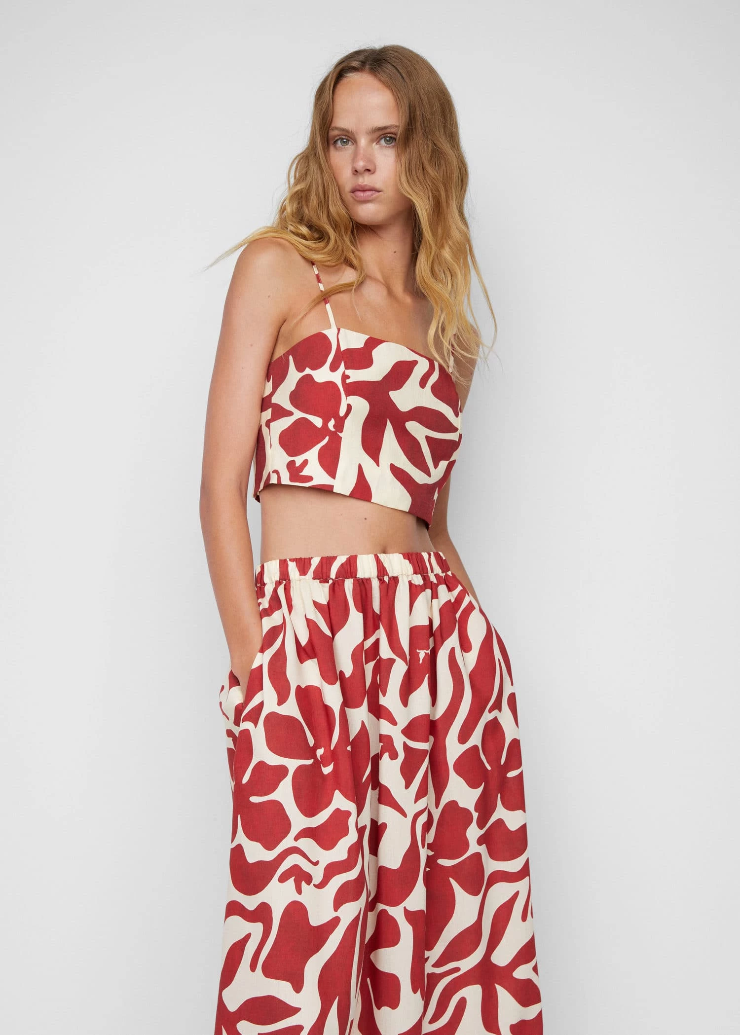 Jupe évasée Imprimée 4 Jupe évasée Imprimée – Image 4