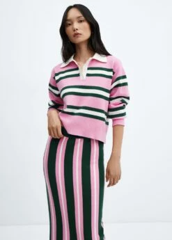 Jupe Maille Rayures 10 Jupe Maille Rayures -New Trendy Shop 57055811 85 D1