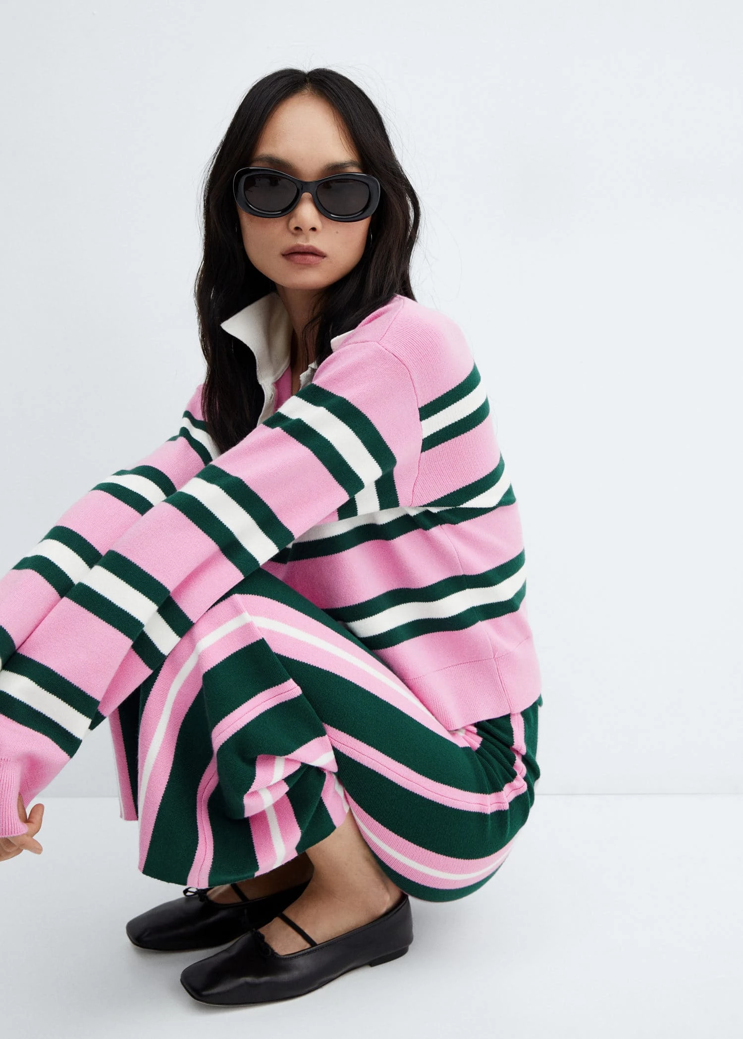 Jupe Maille Rayures 5 Jupe Maille Rayures – Image 5