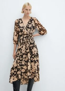 Robe Fluide à Imprimé Floral