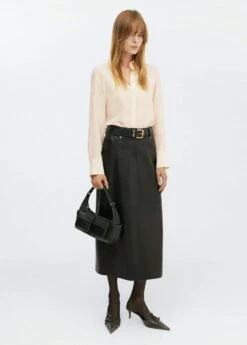 Chemise Soie Boutons Dissimulés -New Trendy Shop 57055983 02 99999999 01