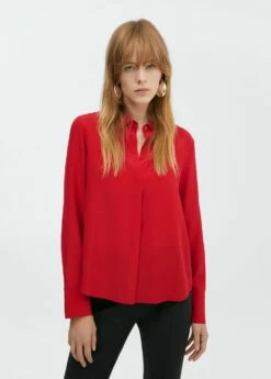 Chemise Soie Boutons Dissimulés -New Trendy Shop 57055983 70