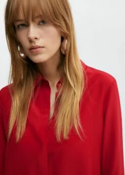 Chemise Soie Boutons Dissimulés -New Trendy Shop 57055983 70 D1