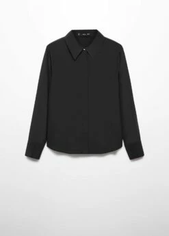 Chemise Soie Boutons Dissimulés -New Trendy Shop 57055983 99 B