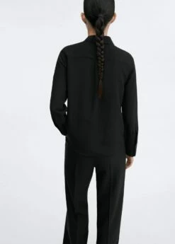 Chemise Soie Boutons Dissimulés -New Trendy Shop 57055983 99 R