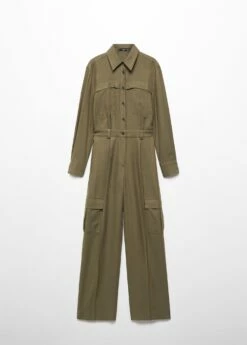 Combinaison Coton Poches -New Trendy Shop 57056001 37 B