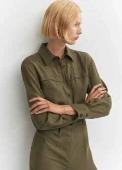 Combinaison Coton Poches -New Trendy Shop 57056001 37 D2