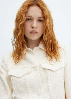 Veste Tweed Coutures Franges 10 Veste Tweed Coutures Franges -New Trendy Shop 57056025 05 D1