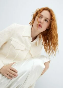 Veste Tweed Coutures Franges 11 Veste Tweed Coutures Franges -New Trendy Shop 57056025 05 D2