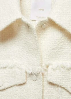 Veste Tweed Coutures Franges 12 Veste Tweed Coutures Franges -New Trendy Shop 57056025 05 D8