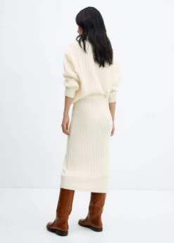 Jupe Midi Côtelée -New Trendy Shop 57057725 05 R