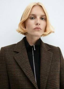 Veste Droite Carreaux 11 Veste Droite Carreaux -New Trendy Shop 57057727 30 D1