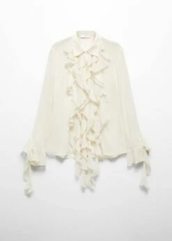 Chemise Gaze Volants -New Trendy Shop 57057758 05 B